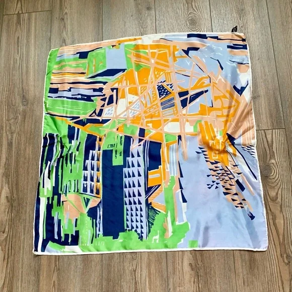 Abstract Pattern Scarf - Picture 6 of 7